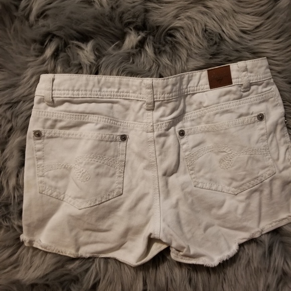 SALE! Justice White Denim Shorts - Picture 2 of 2
